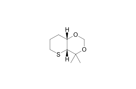 (4aR,8aS)-4,4-Dimethylperhydrothiopyrano[3,2-d][1,3]dioxine