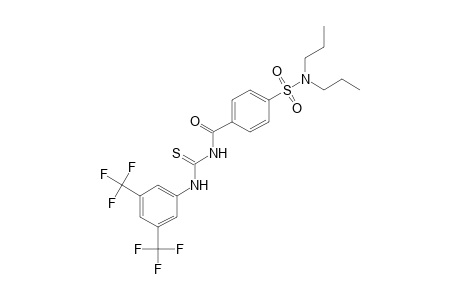 1-[p-(DIPROPYLSULFAMOYL)BENZOYL]-3-(alpha,alpha,alpha,alpha',alpha',alpha'-HEXAFLUORO-3,5-XYLYL)-2-THIOUREA