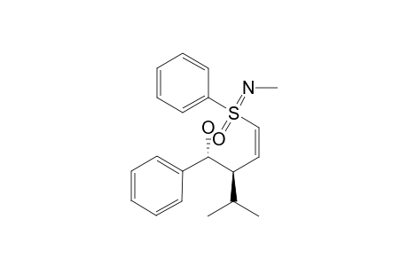 (-)-(Z)-(1R,2R)-2-ISOPROPYL-4-[(S)-N-METHYL-S-PHENYL-SULFONIMIDOYL]-1-PHENYL-BUT-3-EN-1-OL