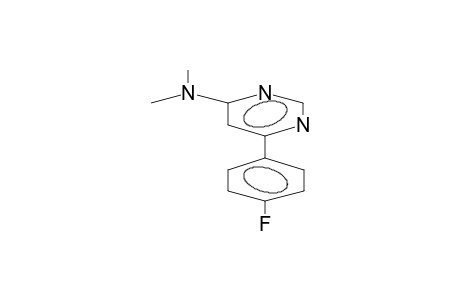 4-PARA-FLUOROPHENYL-6-DIMETHYLAMINOPYRIMIDINE