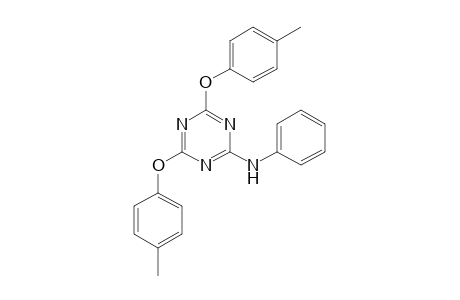 2-anilino-4,6-bis(p-tolyloxy)-s-triazine