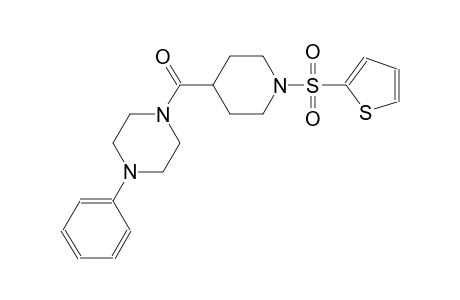 1-phenyl-4-{[1-(2-thienylsulfonyl)-4-piperidinyl]carbonyl}piperazine