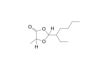 2-(1-ethylpentyl)-5-methyl-1,3-dioxolan-4-one