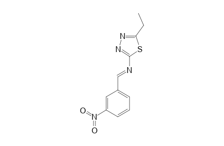 5-Ethyl-N-[(E)-(3-nitrophenyl)methylidene]-1,3,4-thiadiazol-2-amine