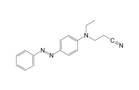 3-[N-ethyl-p-(phenylazo)anilino]propionitrile