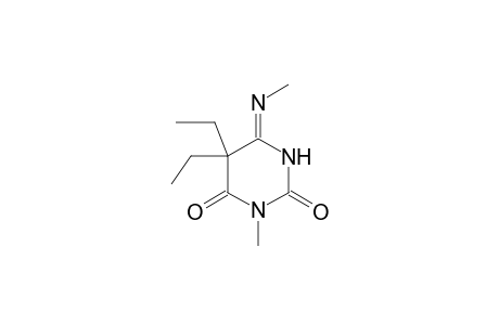 (6Z)-5,5-diethyl-3-methyl-6-[(Z)-methylimino]dihydro-2,4(1H,3H)-pyrimidinedione