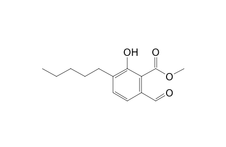 Methyl 6-formyl-2-hydroxy-3-pentyl-benzoate