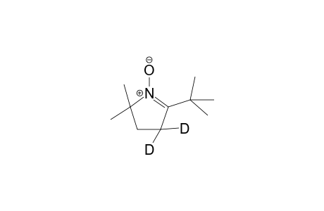 2H-Pyrrole-4-D, 5-(1,1-dimethylethyl)-3,4-dihydro-4-d-2,2-dimethyl-, 1-oxide