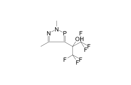 2,5-DIMETHYL-4-(ALPHA-HYDROXYHEXAFLUOROISOPROPYL)-1,2,3-DIAZAPHOSPHOLE