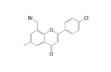 8-BROMOMETHYL-2-(4'-CHLOROPHENYL)-6-METHYL-4H-1-BENZOPYRAN-4-ONE