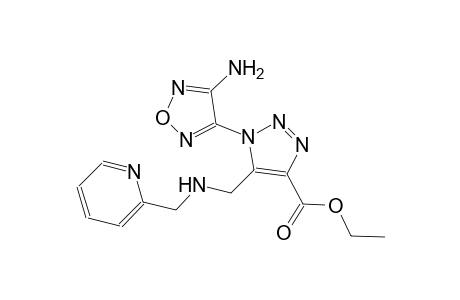 1H-[1,2,3]Triazole-4-carboxylic acid, 1-(4-aminofurazan-3-yl)-5-[[(pyridin-2-ylmethyl)amino]methyl]-, ethyl ester