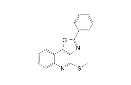 4-Methylsulfanyl-2-phenyloxazolo[4,5-c]quinoline