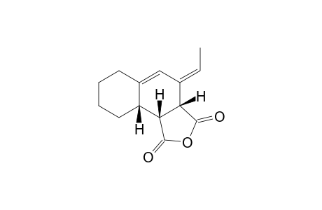 (3aR,4E,9aS,9bR)-4-ethylidene-6,7,8,9,9a,9b-hexahydro-3aH-benzo[e]isobenzofuran-1,3-dione