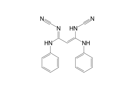 2,4-N,N'-dicyanoamido-1,5-diphenyl-1,5-diaza-3-pentene