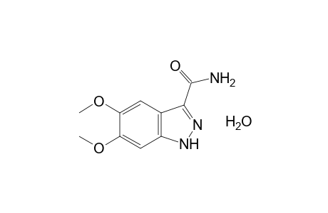 5,6-dimethoxy-1H-indazole-3-carboxamide, hydrated