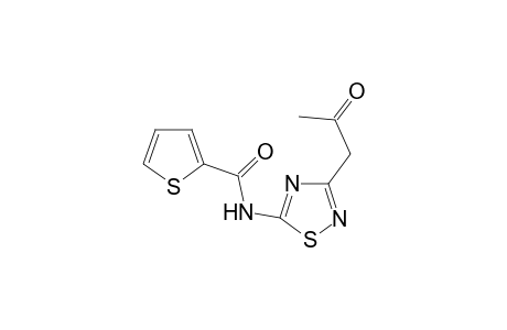 N-[3-(2-oxopropyl)-1,2,4-thiadiazol-5-yl]-2-thiophenecarboxamide