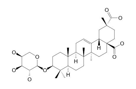 3-O-ALPHA-L-ARABINOPYRANOSYL-3-BETA-HYDROXY-OLEAN-12-ENE-28,29-DIOIC-ACID