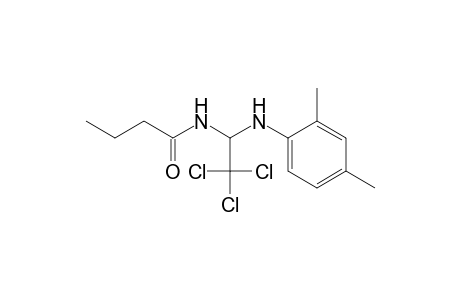 Butyramide, N-[2,2,2-trichloro-1-(2,4-dimethylphenylamino)ethyl]-