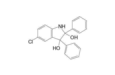 5-Chloro-2,3-diphenyl-2,3-dihydro-1H-indole-2,3-diol