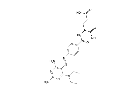 N-{p-{[2,4-diamino-6-(diethylamino)pyrimidin-5-yl]azo}benzoyl}glutamic acid