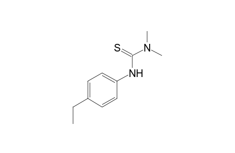 1,1-dimethyl-3-(p-ethylphenyl)-2-thiourea