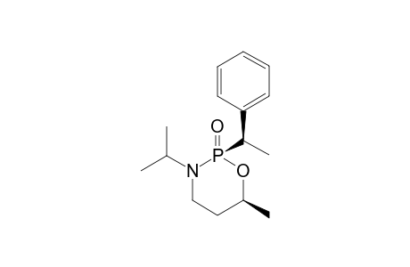 (S)-(2l,6l,1'u)-6-Methyl-2-(1'-phenylethyl)-3-(1-methylethyl)-1,3,2-oxazaphosphorinane-2-oxide