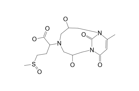 2-(3,7-DIHYDROXY-10-METHYL-12,13-DIOXO-1,5,9-TRIAZABICYCLO-[7.3.1]-TRIDEC-10-EN-5-YL)-4-METHYLSULFINYLBUTANOIC_ACID