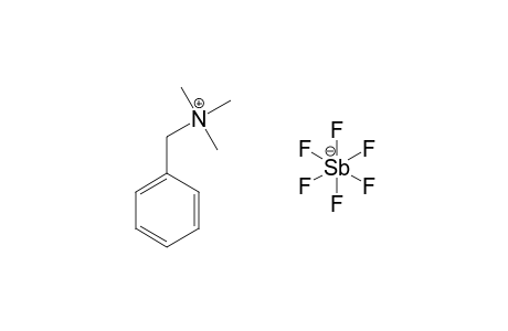 benzyltrimethylammonium hexafluoroantimonate(1-)