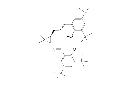 2,2-Dimethyl-1-{N-[2-hydroxy-3,5-di-tert-butylbenzyl]iminomethyl}-2-{N'-[2-hydroxy-3,5-di-tert-butylbenzyl]imino}-2-cyclopropane