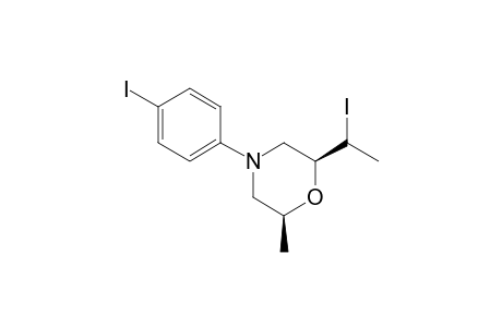 (2S,6S)-2-(1-Iodoethyl)-4-(p-iodophenyl)-6-methylmorpholine