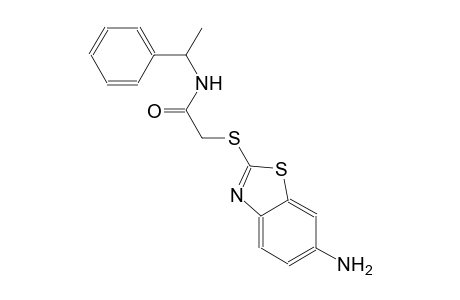 N-(alpha-methylbenzyl)-6-aminobenzothiazol-2-ylthioacetamide