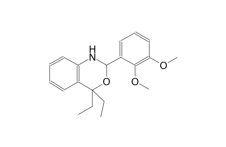 2-(2,3-Dimethoxyphenyl)-4,4-diethyl-1,4-dihydro-2H-3,1-benzoxazine