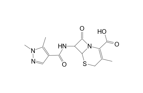 7-{[(1,5-dimethyl-1H-pyrazol-4-yl)carbonyl]amino}-3-methyl-8-oxo-5-thia-1-azabicyclo[4.2.0]oct-2-ene-2-carboxylic acid