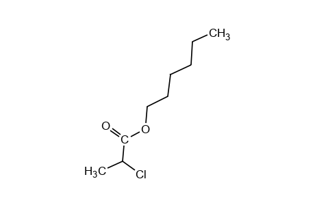 2-chloropropionic acid, hexyl ester