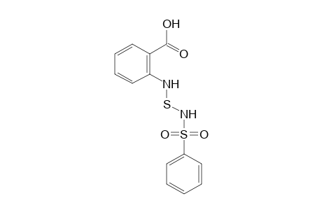 N-[(BENZENESULFONAMIDO)THIO]ANTHRANILIC ACID