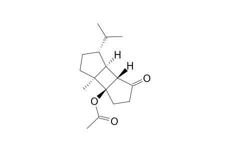 (1R,2S,6S,7R,10S)-6-ACETOXY-10-ISOPROPYL-7-METHYLTRICYCLO-[5.3.0.0(2,6)]-3-DECANONE