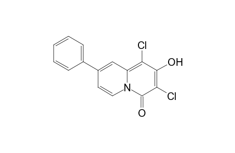 1,3-Dichloro-2-hydroxy-8-phenyl-4H-4-quinolizinone