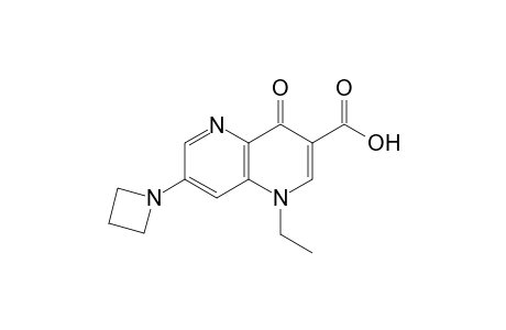 7-(1-azetidinyl)-1,4-dihydro-1-ethyl-4-oxo-1,5-naphthyridine-3-carboxylic acid