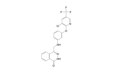 4-{{m-{[3-CHLORO-5-(TRIFLUOROMETHYL)-2-PYRIDYL]OXY}ANILINO}METHYL}-1(2H)-PHTHALAZINONE