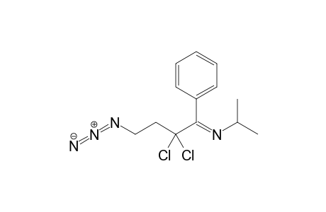 N-(4-Azido-2,2-dichloro-1-phenyl-1-butylidene)isopropylamine