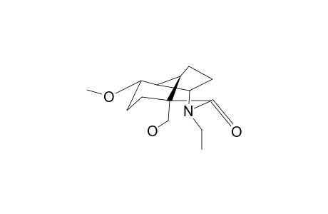 (1R*,4R*,7S*,8S*,9S*)-3-AZA-3-ETHYL-1-HYDROXYMETHYL-9-METHOXY-2-OXOTRICYCLO-[5.4.0.0(4,8)]-UNDECANE