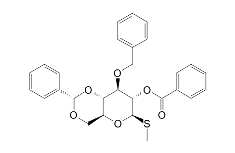 METHYL-2-O-BENZOYL-3-O-BENZYL-4,6-O-BENZYLIDENE-1-THIO-BETA-D-GLUCOPYRANOSIDE