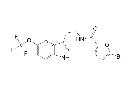 2-furancarboxamide, 5-bromo-N-[2-[2-methyl-5-(trifluoromethoxy)-1H-indol-3-yl]ethyl]-