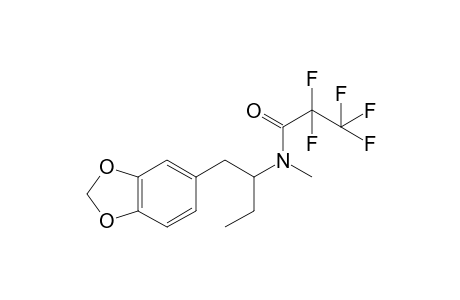 N-(1-(benzo[d][1,3]dioxol-5-yl)butan-2-yl)-2,2,3,3,3-pentafluoro-N-methylpropanamide