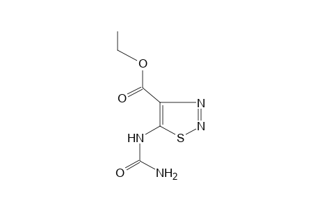 5-ureido-1,2,3-thiadiazole-4-carboxylic acid, ethyl ester