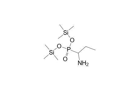 Bis(trimethylsilyl) 1-aminopropylphosphonate