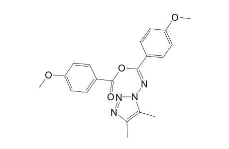 1-(ALPHA-PARA-METHOXY-BENZOYLOXY-PARA-METHOXY-PHENYLIDENE-AMINO)-4,5-DIMETHYL-1,2,3-TRIAZOLE