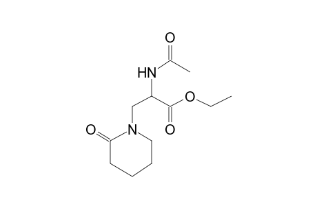 2-Acetamido-3-(2-ketopiperidino)propionic acid ethyl ester