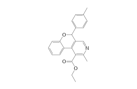 Ethyl 2-methyl-5-(p-tolyl)-5H-chromene[3,4-c]pyridine-1-carboxylate