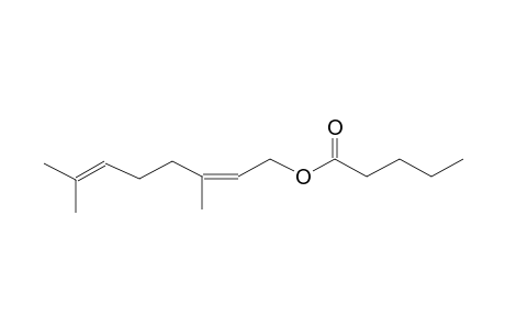 3,7-DIMETHYL-2(Z),6-OCTADIENYL PENTANOATE